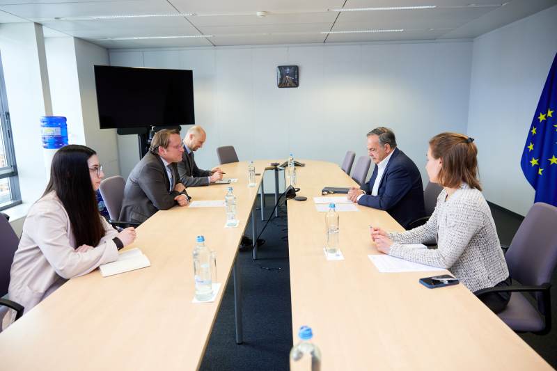 Visite de Knut Fleckenstein, président de Samaritan International, à la Commission européenne