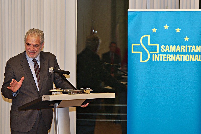 Commissioner Christos Stylianides addresses the audience