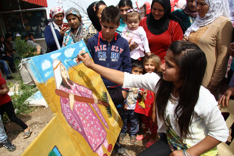 ASB's childcare centre in Northern Iraq (Photo: ASB/Jan Kjӕr)