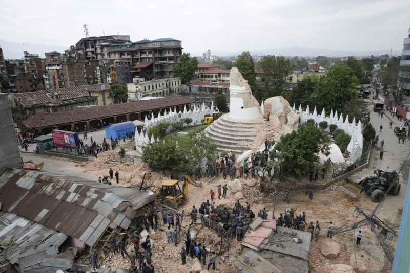 Katmandu nach dem Erdbeben. Foto: CC-BY-ND flickr user Domenico