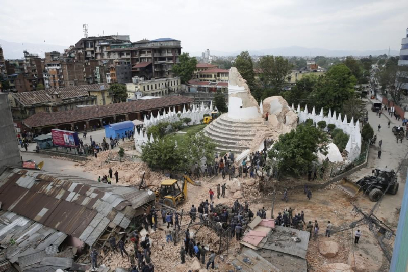 Katmandu after the earthquake. Photo: CC-BY-ND flickr user Domenico